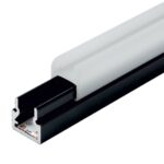 ALUMINIJUMSKI PROFIL ZA LED TRAKE 11x11x2000 NADGRADNI SA DIFUZEROM MA1111-C CRNI MITEA 555056